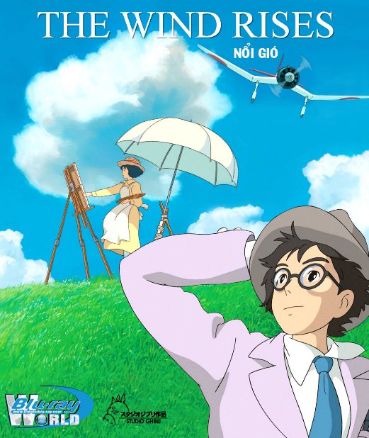 F1052.The Wind Rises 2013 - Nổi Gió  2D50G (DTS-HD 5.1) Studio Ghibli